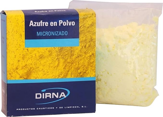 Azufre en polvo de marca Dirna