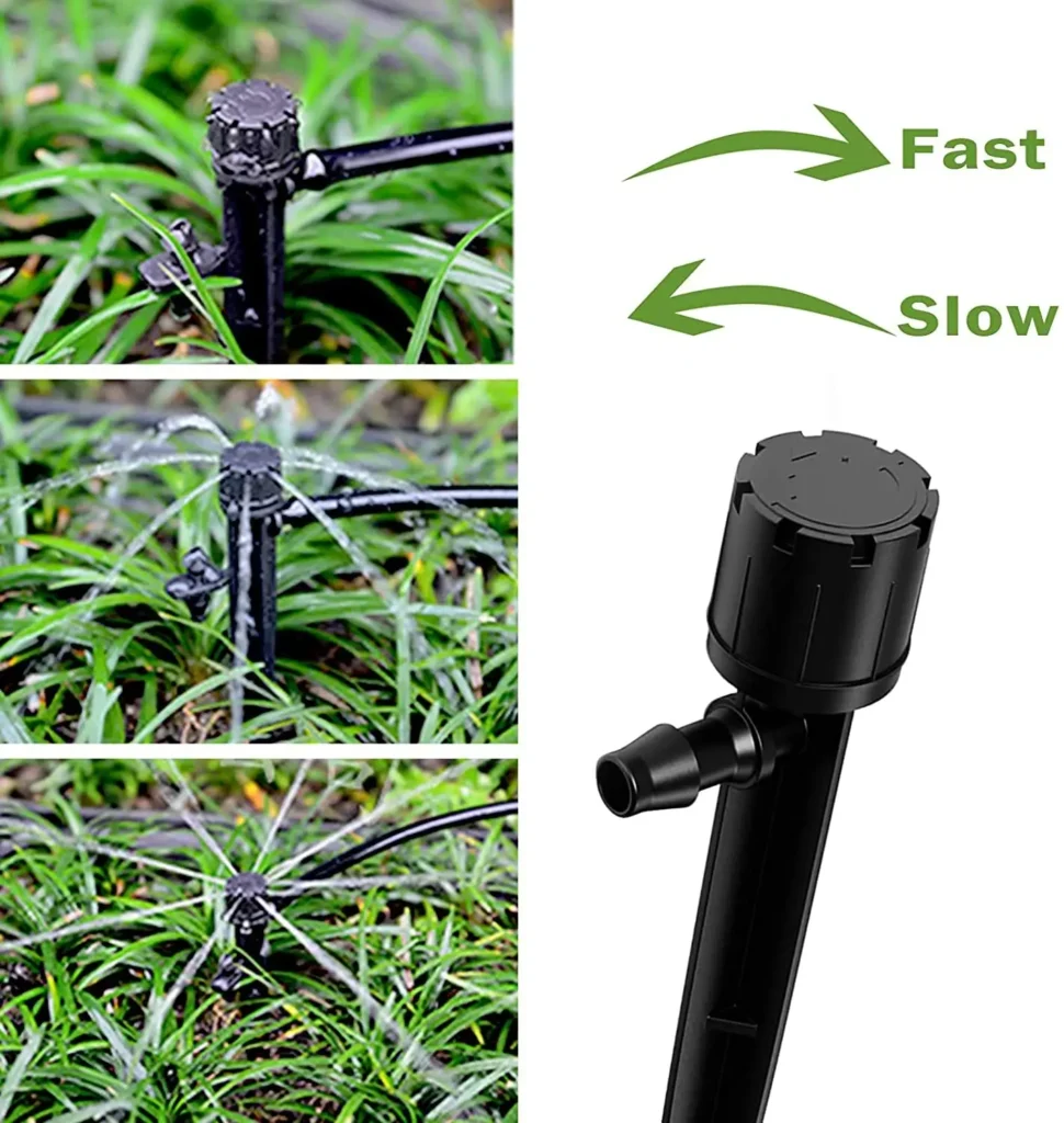 Gotero de riego de 8 agujeros